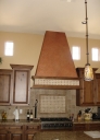 Pounded Copper Range Hood